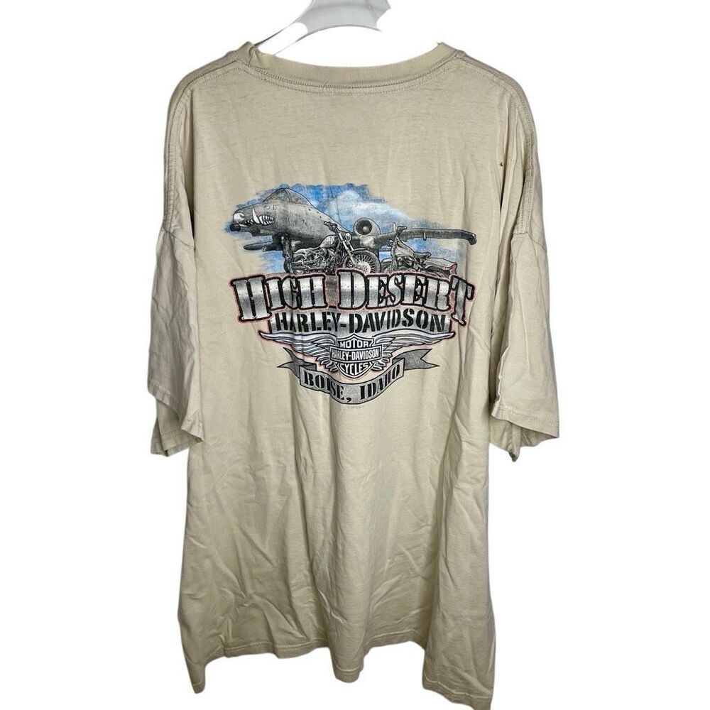 Harley‎ Davidson High Desert Military Boise Idaho Tshirt Vintage Plane 2x